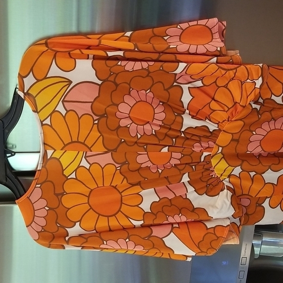 💕DODO BAR OR💕 Valeria Dress ~ Floral Print 46 Vintage Inspired 70s Woodstock - Picture 10 of 14